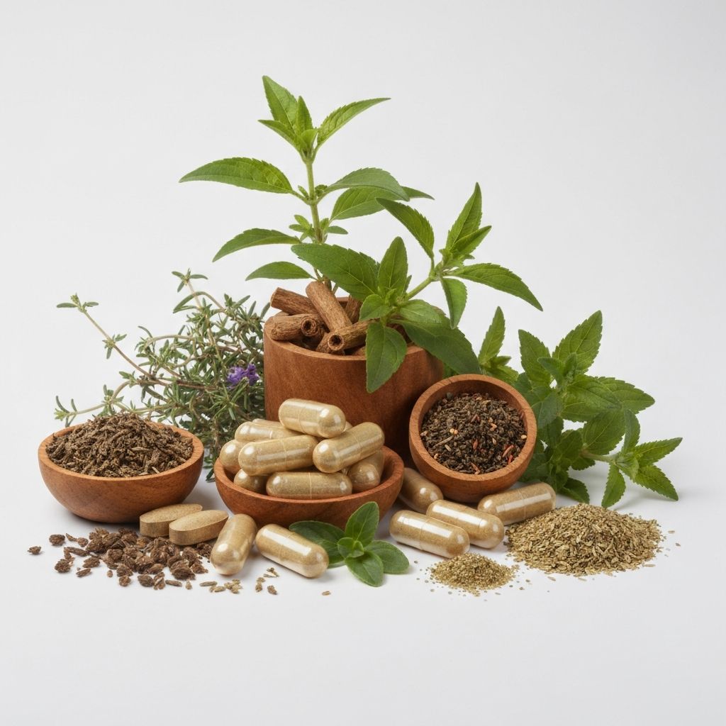 Natural ingredients and supplements overview